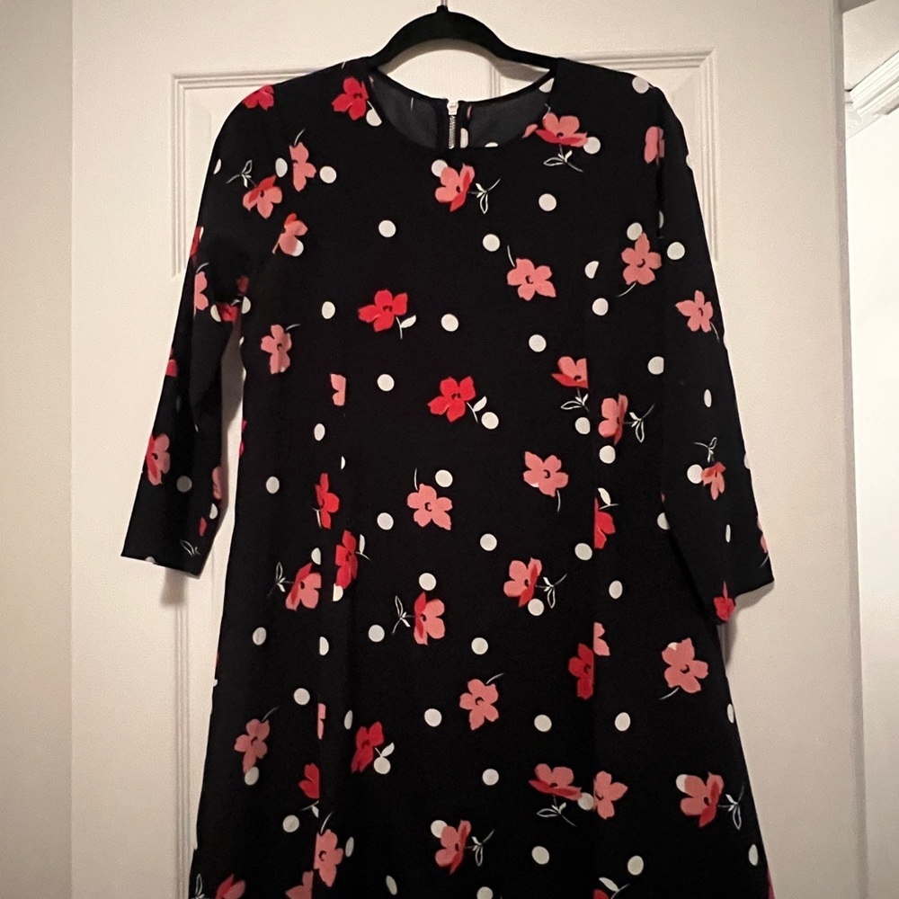 Florence & Fred Floral Black and Pink Women's Dress size 6